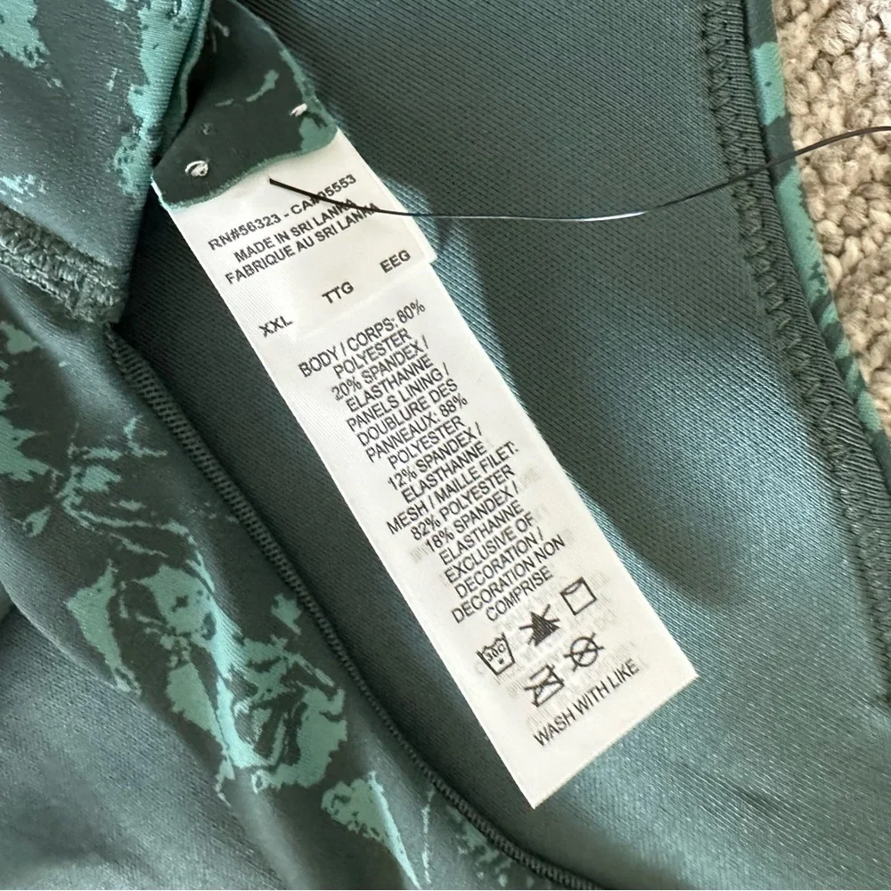 Nike One Strappy Back Medium Support Lightly‎ Lined Printed Sports Bra XXL